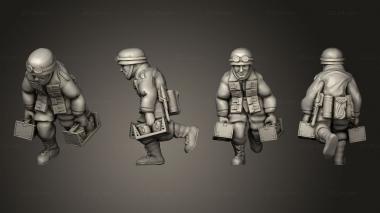 Military figurines fall schirm jager 04 3d model