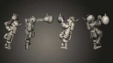 Military figurines fall schirm jager 05 3d model