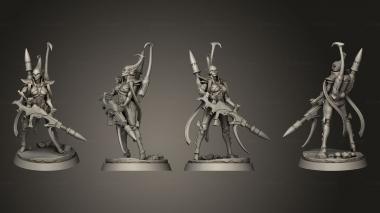 Military figurines Fanatic Skull Dancers 02 3d model
