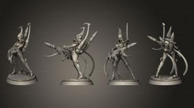 Military figurines Fanatic Skull Dancers 03 3d model