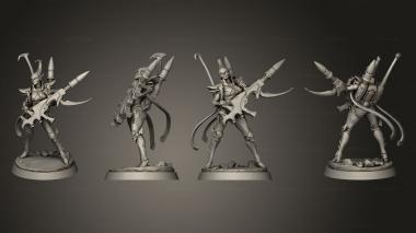 Military figurines Fanatic Skull Dancers v 3 3d model