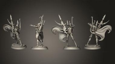 Military figurines Fanatic Skull Dancers 3d model