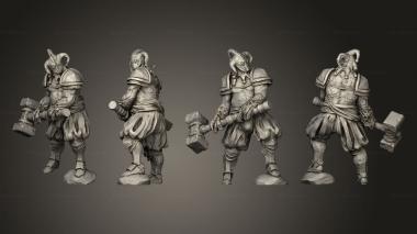 Military figurines Fantasy Blind Giant 3d model