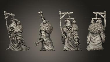 Military figurines Fantasy Pestilence Mage 3d model