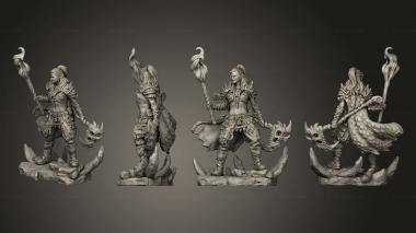 Military figurines Felga Frostheart Grave Cleric 3d model