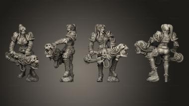 Military figurines Female Chaos slaanesh Lord Lust Xenia 3d model