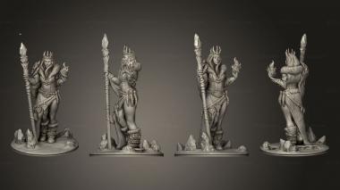 Military figurines Female Crown Based 3d model
