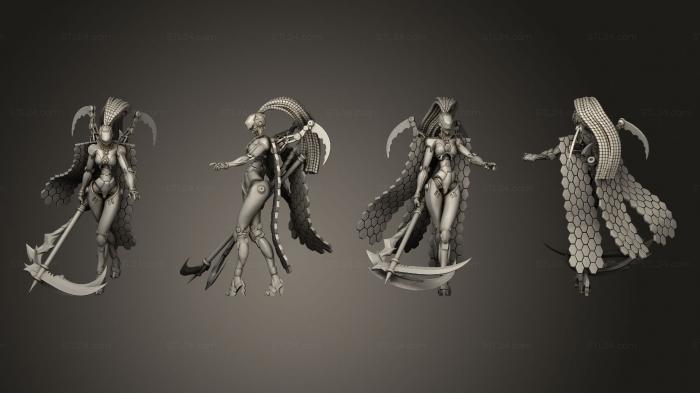Military figurines (female lord, STKW_6131) 3D models for cnc