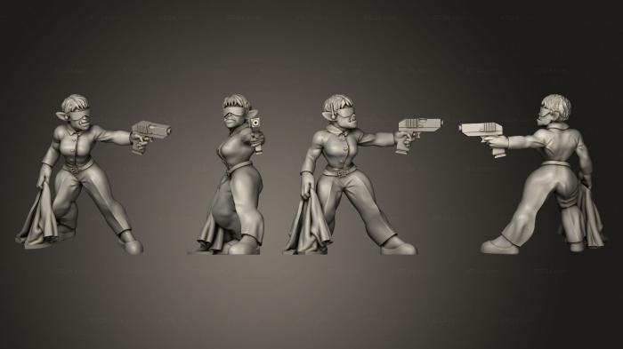 Military figurines (Female Orc Combat Badyguard, STKW_6133) 3D models for cnc