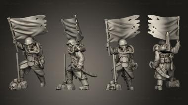 Military figurines Female Plate 03 3d model