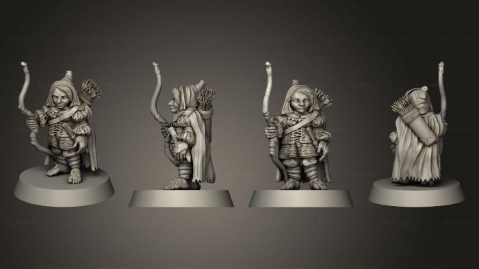 Military figurines (Female Ranger 01, STKW_6142) 3D models for cnc