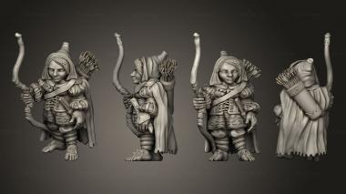 Military figurines Female Ranger 02 3d model