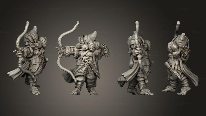 Military figurines (Female Ranger 04, STKW_6145) 3D models for cnc