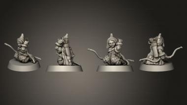 Military figurines Female Ranger 05 3d model