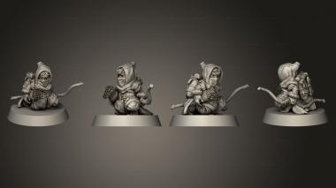 Military figurines Female Ranger 09 3d model