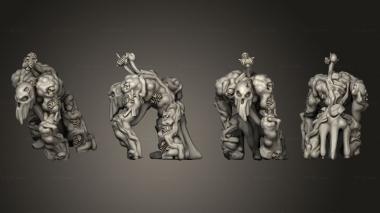 Military figurines fenbeast 3d model