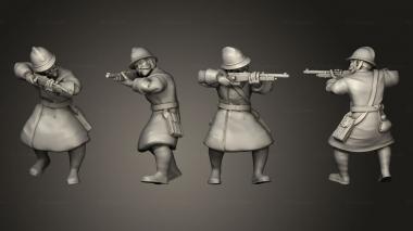 Military figurines Figurines Cavalier demonte 8 3d model