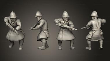 Military figurines Figurines Cavalier demonte 9 3d model