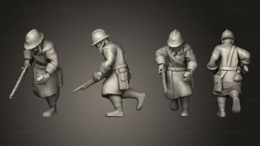 Military figurines Figurines Cavalier demonte 10 3d model