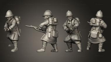 Military figurines Figurines Soldat belge 3 3d model