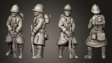 Military figurines Figurines Soldat belge 6 3d model