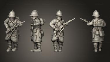 Military figurines Figurines Soldat belge 9 3d model