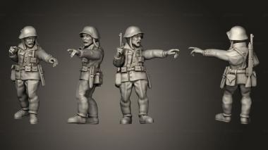 Military figurines Figurines Soldats suisse 1 3d model
