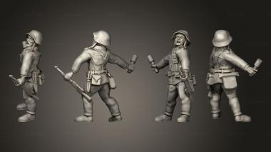 Military figurines Figurines Soldats suisse 2 3d model
