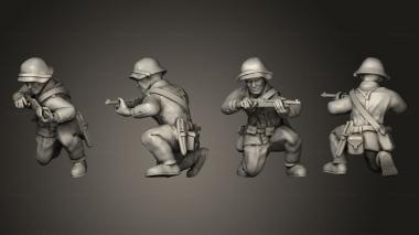 Military figurines Figurines Soldats suisse 4 3d model