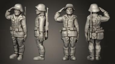 Military figurines Figurines Soldats suisse 5 3d model