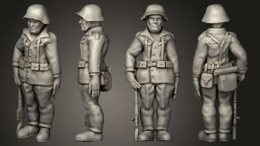 Military figurines Figurines Soldats suisse 6 3d model