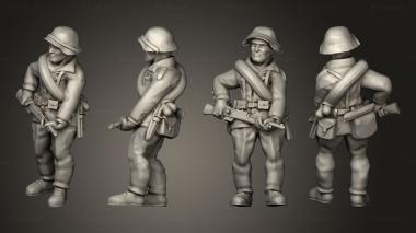 Military figurines Figurines Soldats suisse 7 3d model