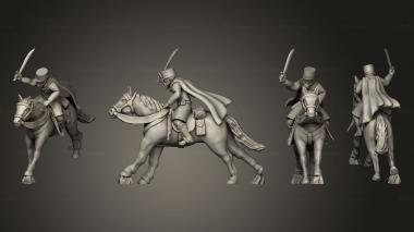 Military figurines Figurines spahi 2 chargeant 3d model