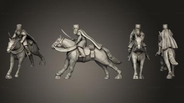Military figurines Figurines spahi 3 chargeant 3d model