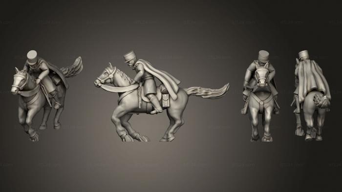 Military figurines (Figurines spahi 4 galop, STKW_6261) 3D models for cnc