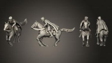 Military figurines Figurines spahi 4 galop 3d model