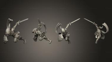 Military figurines Finn Elven Adventurer 3d model