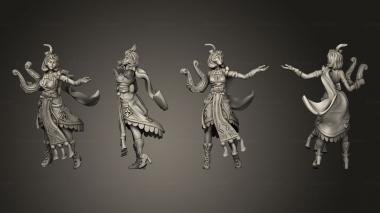 Military figurines Fiona the Bard Harp 3d model
