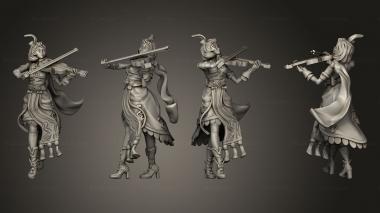 Military figurines Fiona the Bard Violin 3d model