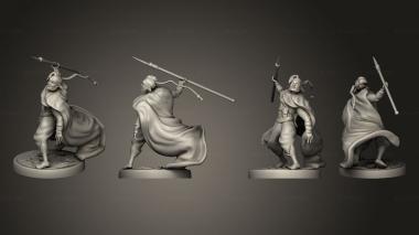 Military figurines Fir Bholg Attackin 3d model