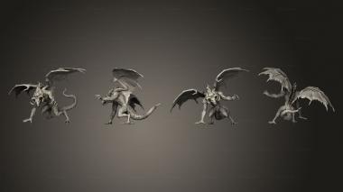Military figurines Fire Devil Huge 3d model