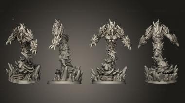 Military figurines Fire Elemental Prime Huge 3d model
