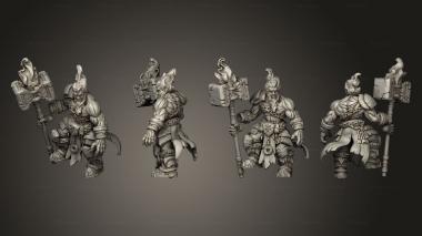 Military figurines Fire Giant 01 3d model
