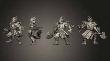 Military figurines Firebond Fighter ver 1 3d model