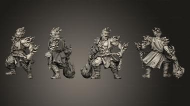 Military figurines Firebond Fighter ver 3 3d model