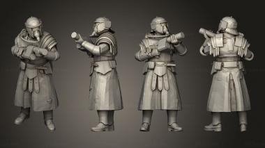 Military figurines Firing GL 3d model