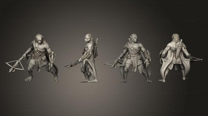 Military figurines (Foundry Quest Hallek the Rogue, STKW_6456) 3D models for cnc
