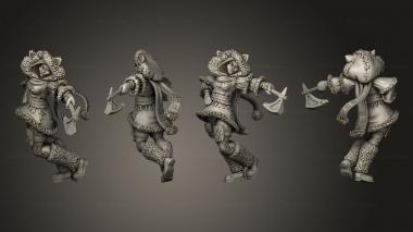 Military figurines Frost Lands Akna Amak 3d model