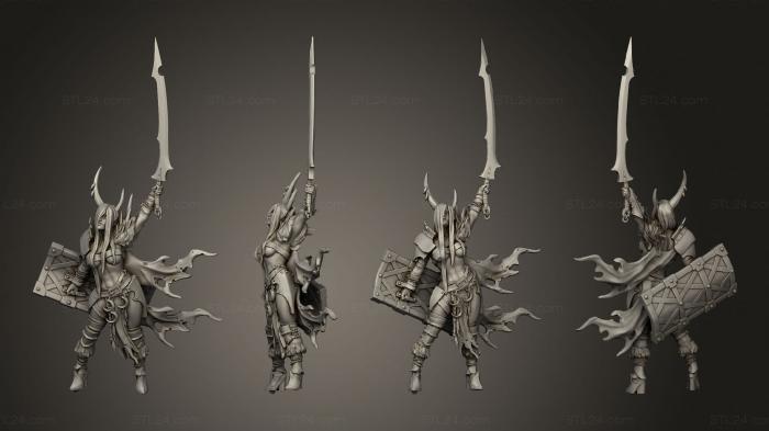Military figurines (Frost thralls A base 005, STKW_6497) 3D models for cnc