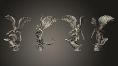 Military figurines Furies 4 3d model